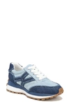 Veronica Beard Valentina Denim Retro Sneakers In Bluemulti