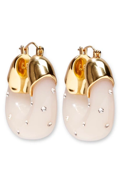 Lizzie Fortunato Women's Azure Postcard Organic 18k Gold-plated & Resin Hoop Earrings