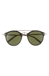 Oliver Peoples Men's Rimick 50mm Round Solid Sunglasses In Black