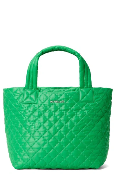 Mz Wallace Metro Deluxe Small Quilted Tote Bag In Grass