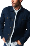 Billy Reid Men's Ds-o-tupelo Trucker Jacket-navy