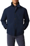 Billy Reid Carrabelle Windbreaker Shirt Jacket In Navy
