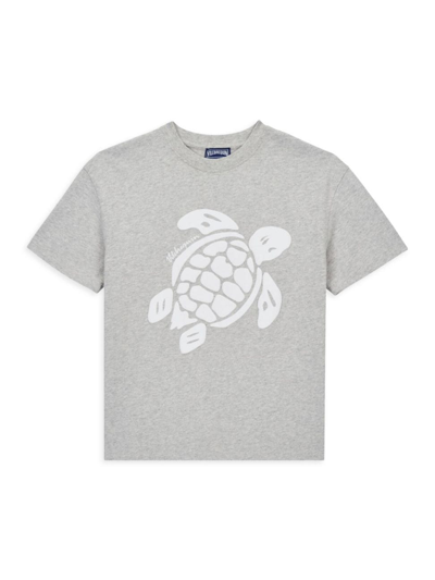 Vilebrequin Kids' Little Boy's & Boy's Logo & Turtle Graphic T-shirt In Grey