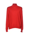 Gran Sasso Turtlenecks In Red