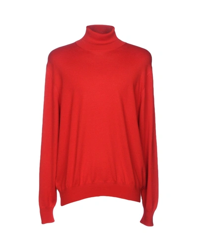 Gran Sasso Turtlenecks In Red