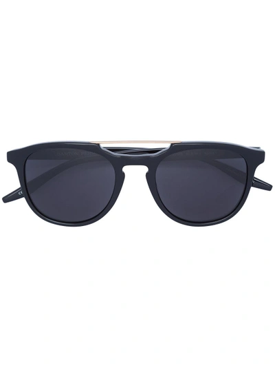 Barton Perreira Round Framed Sunglasses - Black