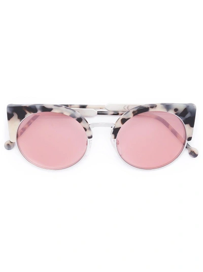 Retrosuperfuture 'ilaria Gel' Sunglasses In Pink & Purple