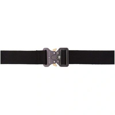 Alyx Black Big Jacquard Logo Belt