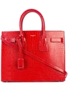 Saint Laurent Crocodile Embossed Sac De Jour Tote