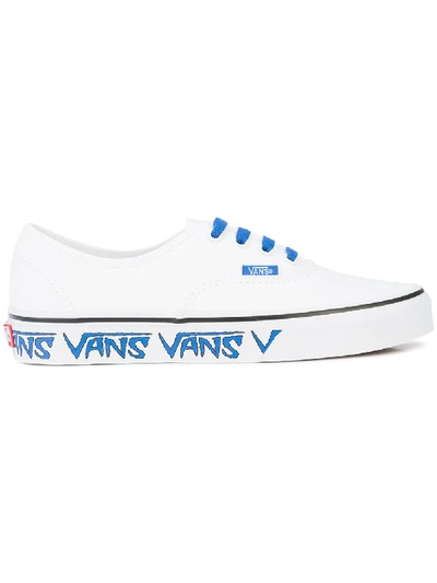 Vans Ua Authentic Sketch Sidewall Low Sneakers In White