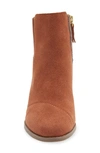 Toms Suede Bootie In Tan Suede