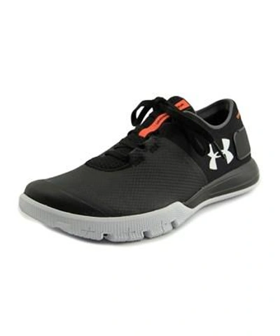 Under Armour Charged Ultimate Tr 2.0 Men Round Toe Leather Black Sneakers |  ModeSens