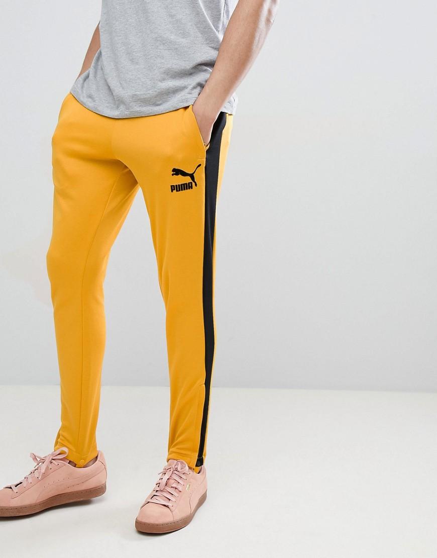 Puma T7 Vintage Joggers In Yellow 57498748 - Yellow | ModeSens