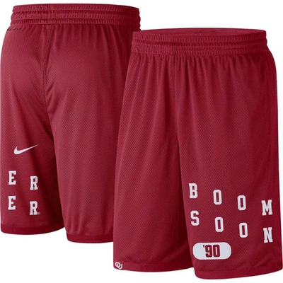 Nike Oklahoma  Men's Dri-fit College Shorts In Red