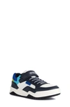 Geox Boy's Faux-leather Skater Sneakers, Toddler/kids In Navy/royal