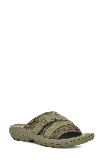 Teva Hurricane Verge Slide Sandal In Green