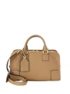 Loewe Amazona 28 Leather Satchel In Mink