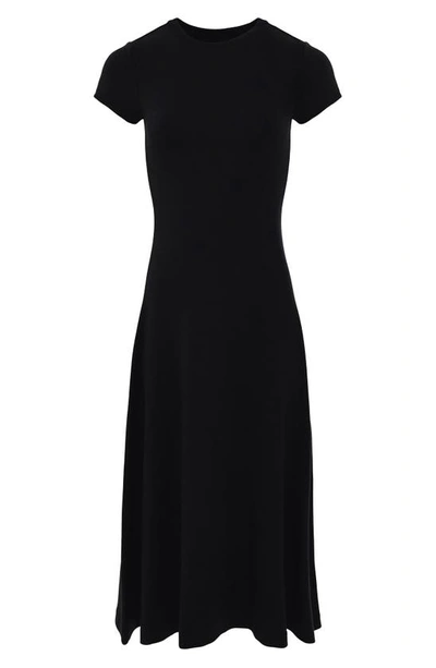 Polo Ralph Lauren Stretch-cotton Blend Tee Dress In Polo Black