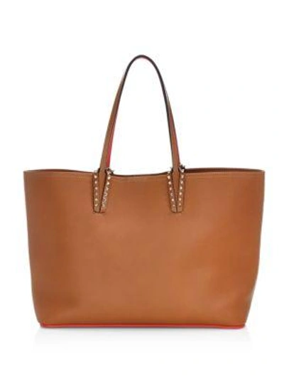 Christian Louboutin Cabata Leather Tote In Cannelle
