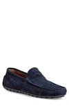 Bruno Magli Men's Xane Woven Slip On Penny Drivers In Blue