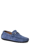 Bruno Magli Men's Xander Suede Driving Moccasin Loafers In Light Blue Suede