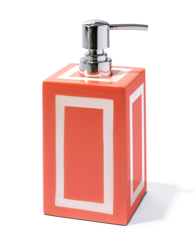 Ladorada Coral & Bone Soap Dispenser In Coral And Bone