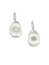 Marco Bicego Women's Lunaria Medium Diamond & 18k White Gold Drop Earrings