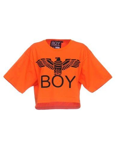 Boy London T-shirt In Orange