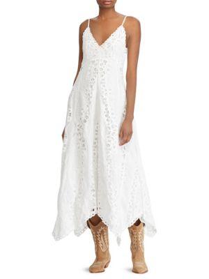 Polo Ralph Lauren Linen Maxi Dress In White | ModeSens