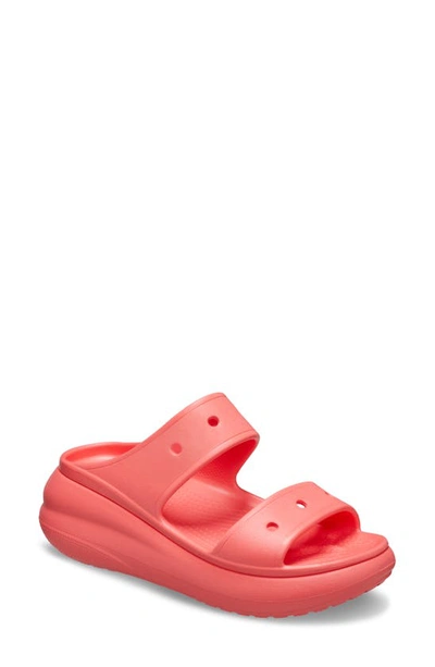 Crocs Crush Sandal In Neon Watermelon