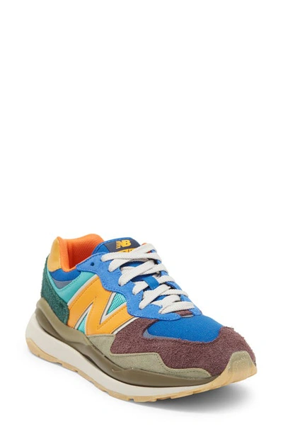 New Balance 5740 Sneaker In Cobalt/ Marigold