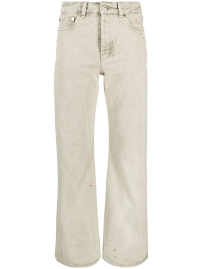 Our Legacy Neutral Straight Leg Jeans In Neutrals