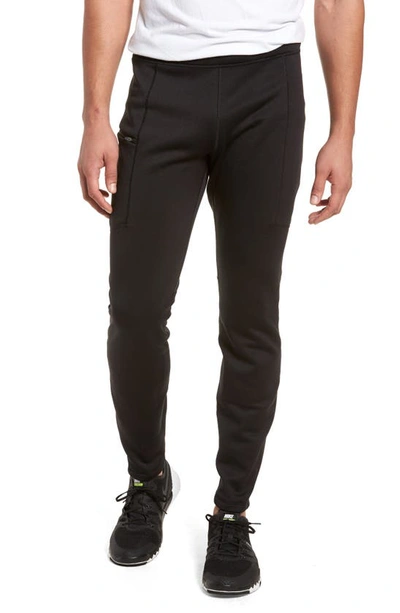 Patagonia Crosstrek Power Stretch® Performance Fleece Pants In Black