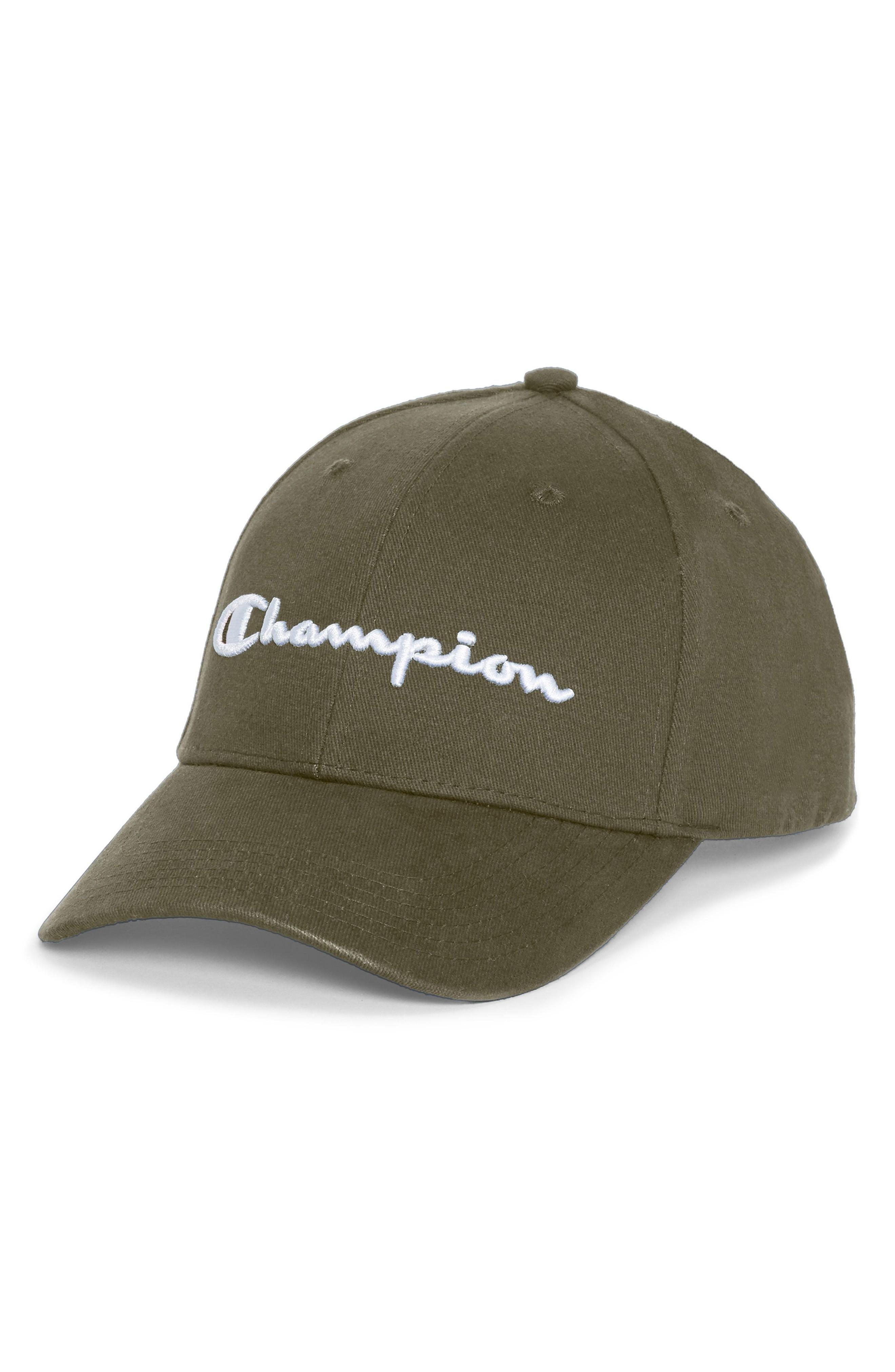 champion classic twill hat mission green