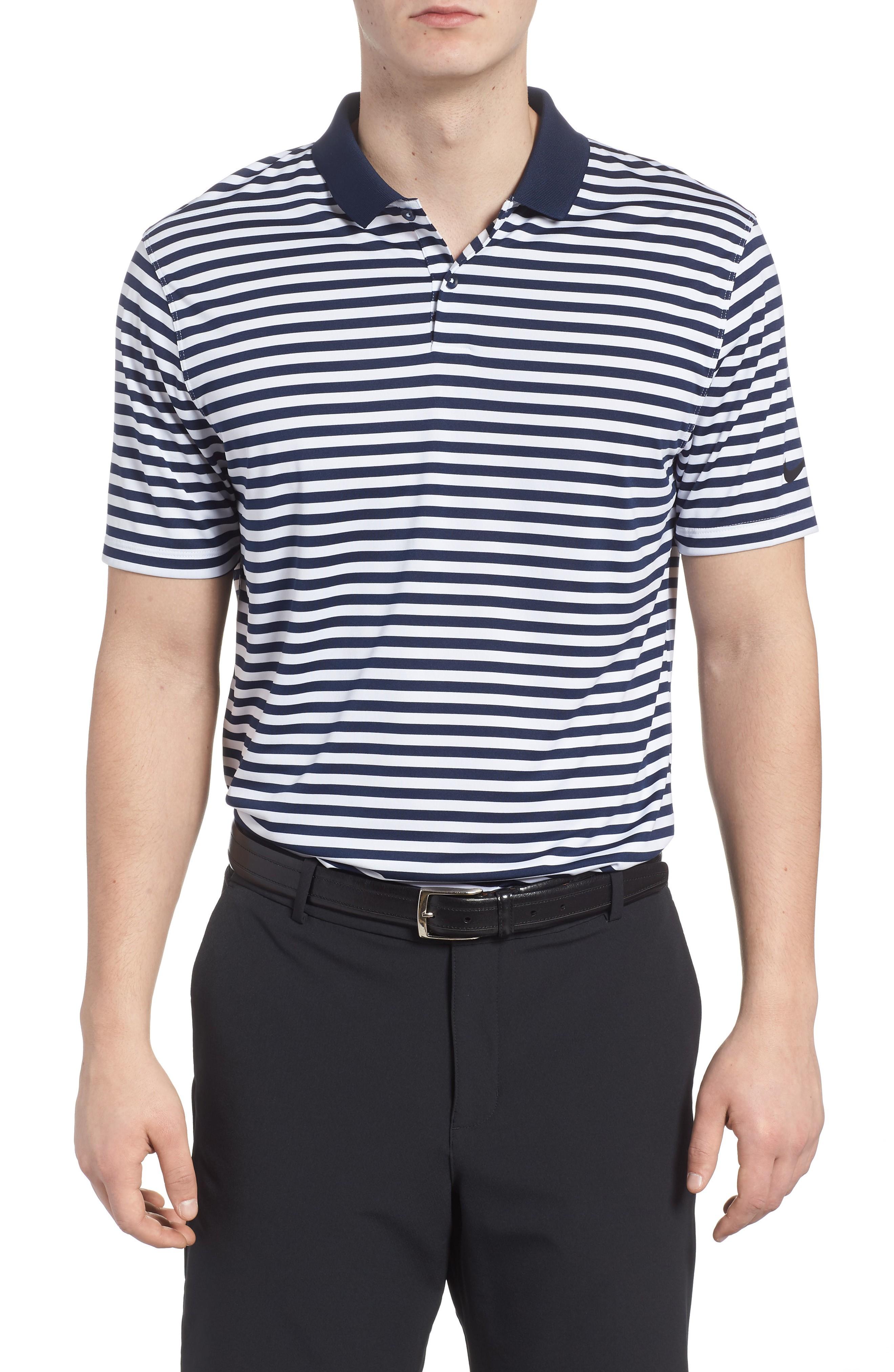 nike dry victory stripe polo