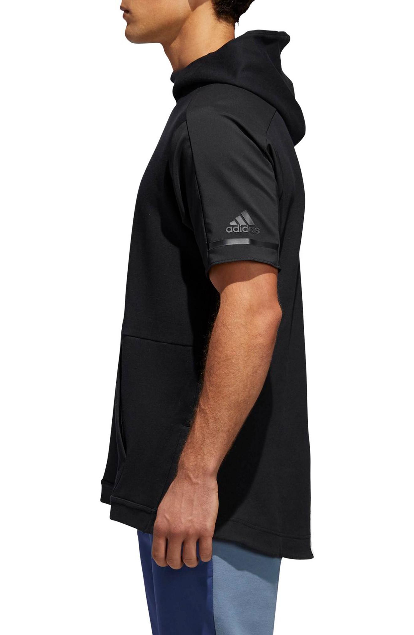 adidas short hoodie