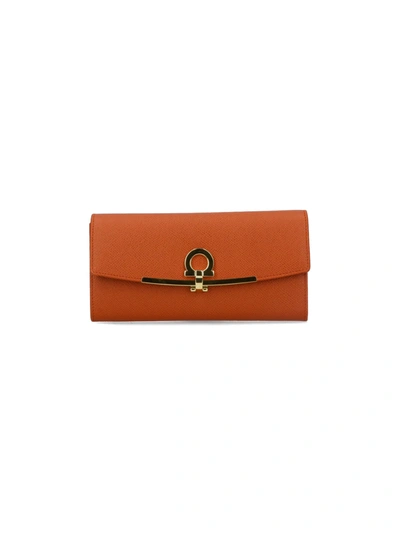 Ferragamo Wallet In Orange