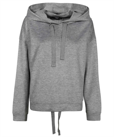 Max Mara Cardiff  Hooded Sweatshirt In Grey