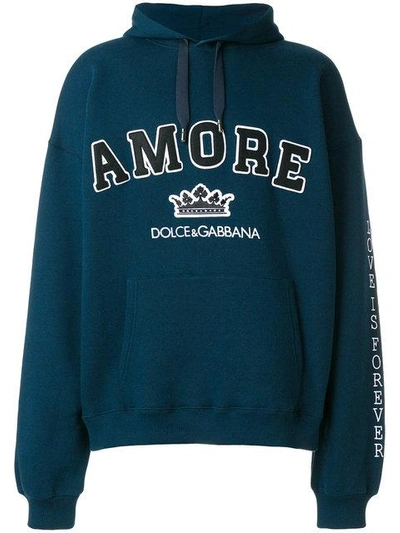 Dolce & Gabbana Amore Varsity Hoodie