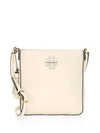 Tory Burch Mcgraw Leather Crossbody Tote - Ivory In New Ivory