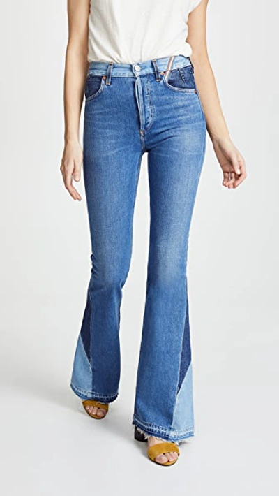 Jean Atelier Janis High Rise Flare Jeans In Jagger