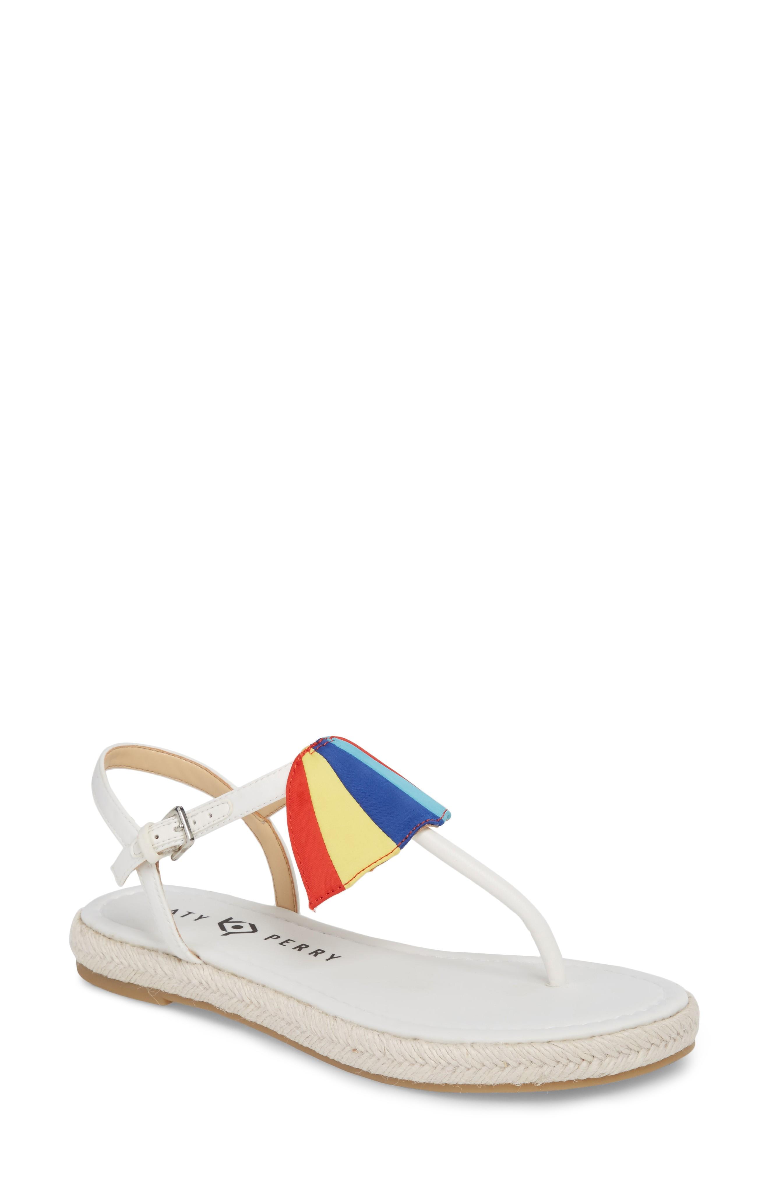 Katy Perry The Shay Espadrille Sandal In White Fabric | ModeSens