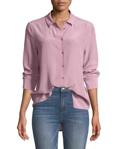 Equipment Essential Silk Blouse In Orchid Smoke
