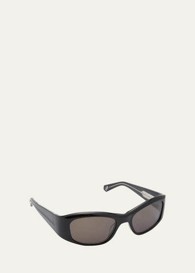 Mr Leight Mr. Leight Sunglasses In Black-gunmetal