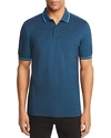 Fred Perry Twin Tipped Polo - Slim Fit In Moroccan Navy
