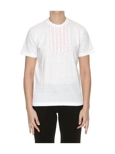Dsquared2 T-shirt In White-pink