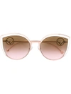 Fendi Eyewear F Is  Sunglasses - Metallic