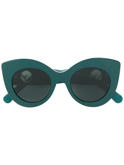Fendi F Is  Sunglasses In Green