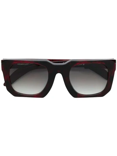 Kuboraum U3 Sunglasses In Red