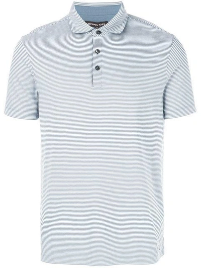 Michael Kors Striped Polo Shirt